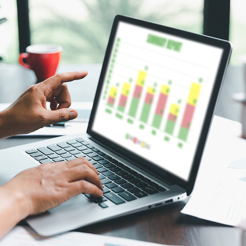 Technology in the field - laptop